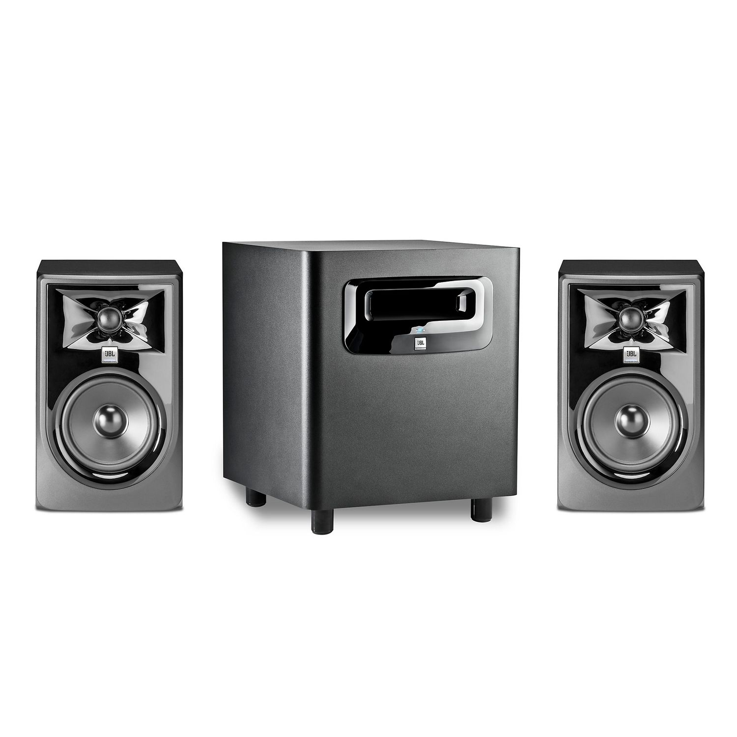 JBL 2.1 Studio Bundle With 305P MkII 5-inch Powered Studio Monitor Pair & LSR310S 10-inch Powered Studio Subwoofer JBL 2.1 Studio Bundle With 305P MkII 5-inch Powered Studio Monitor Pair & LSR310S 10-inch Powered Studio Subwoofer
