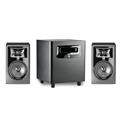 JBL 2.1 Studio Bundle With 305P MkII 5-inch Powered Studio Monitor Pair & LSR310S 10-inch Powered Studio Subwoofer JBL 2.1 Studio Bundle With 305P MkII 5-inch Powered Studio Monitor Pair & LSR310S 10-inch Powered Studio Subwoofer