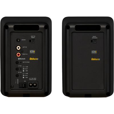KRK GOAUX3 3-inch Powered Portable Studio Monitor (Pair) Black