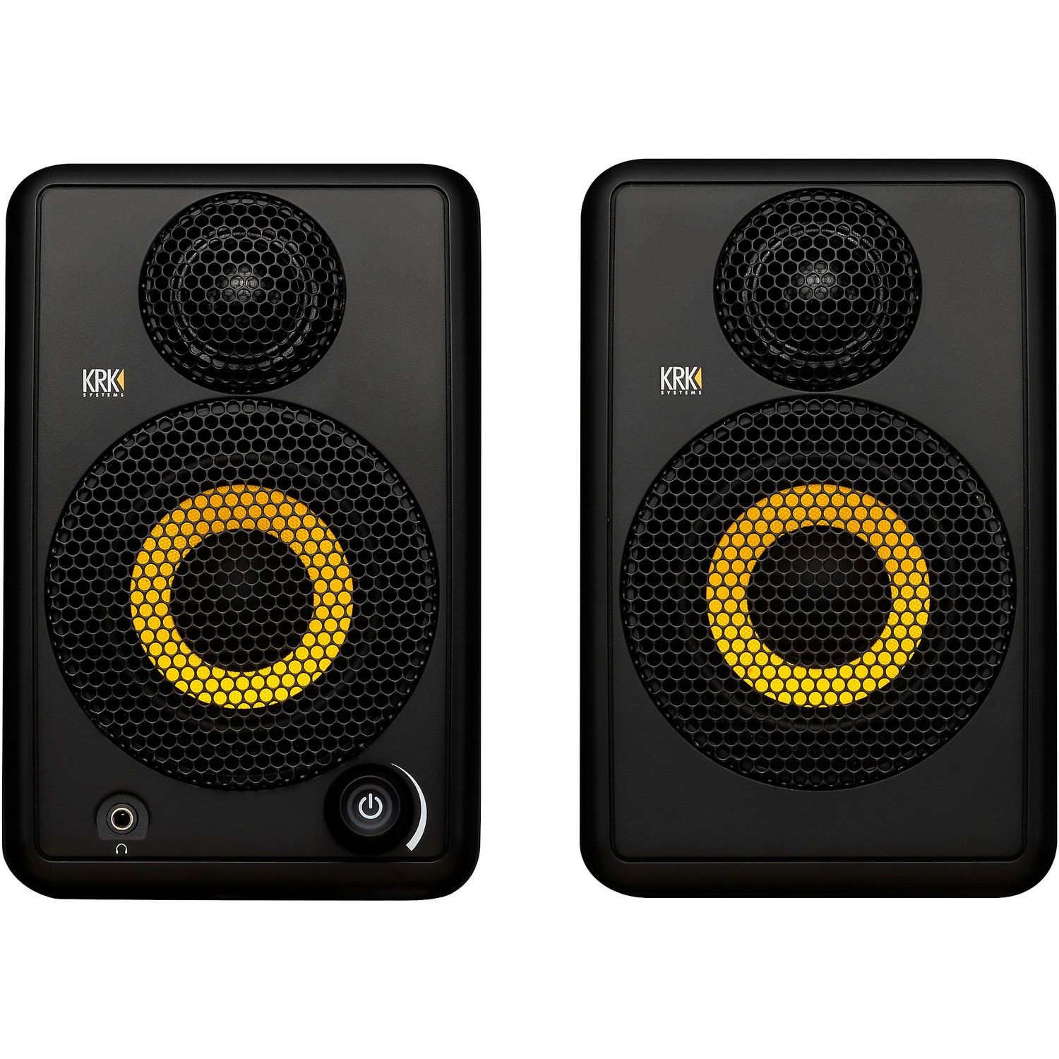 KRK GOAUX3 3-inch Powered Portable Studio Monitor (Pair) Black KRK GOAUX3 3-inch Powered Portable Studio Monitor (Pair) Black