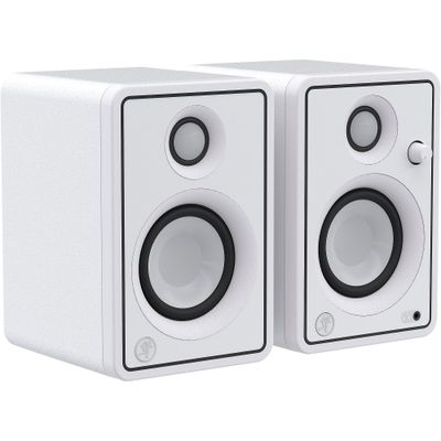 Mackie CR3-XBTLTD-WHT-DRVR 3-inch Multimedia Monitors With Bluetooth in Limited-Edition White