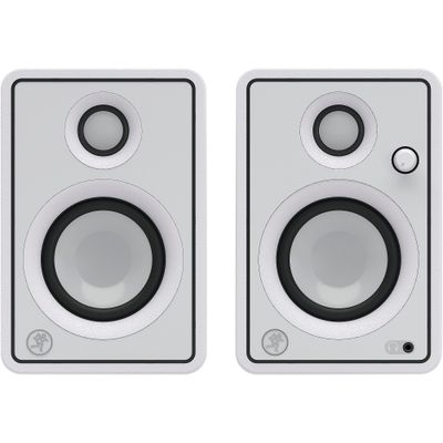 Mackie CR3-XBTLTD-WHT-DRVR 3-inch Multimedia Monitors With Bluetooth in Limited-Edition White