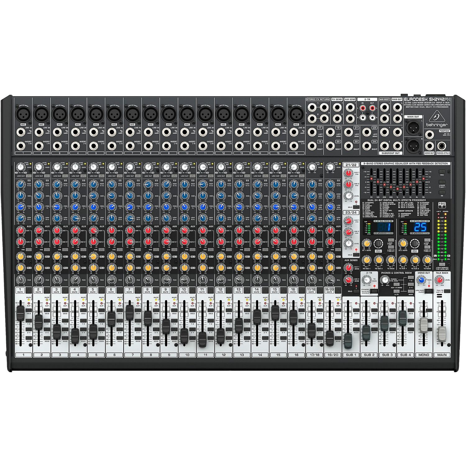 Behringer EURODESK SX2442FX Mixer With Effects Behringer EURODESK SX2442FX Mixer With Effects