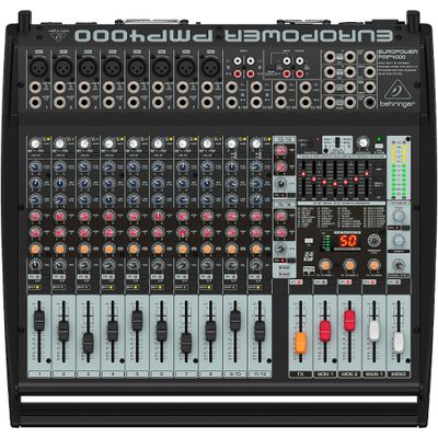 Behringer EUROPOWER PMP4000 16-Channel 1,600W Powered Mixer Behringer EUROPOWER PMP4000 16-Channel 1,600W Powered Mixer