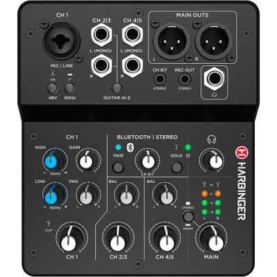 Harbinger LV7 7-Channel Analog Mixer With Bluetooth Harbinger LV7 7-Channel Analog Mixer With Bluetooth