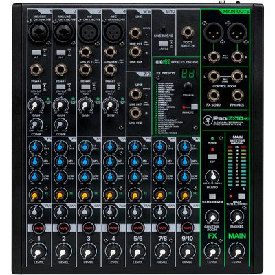 Mackie ProFX10v3 10-Channel Professional Effects Mixer With USB Mackie ProFX10v3 10-Channel Professional Effects Mixer With USB