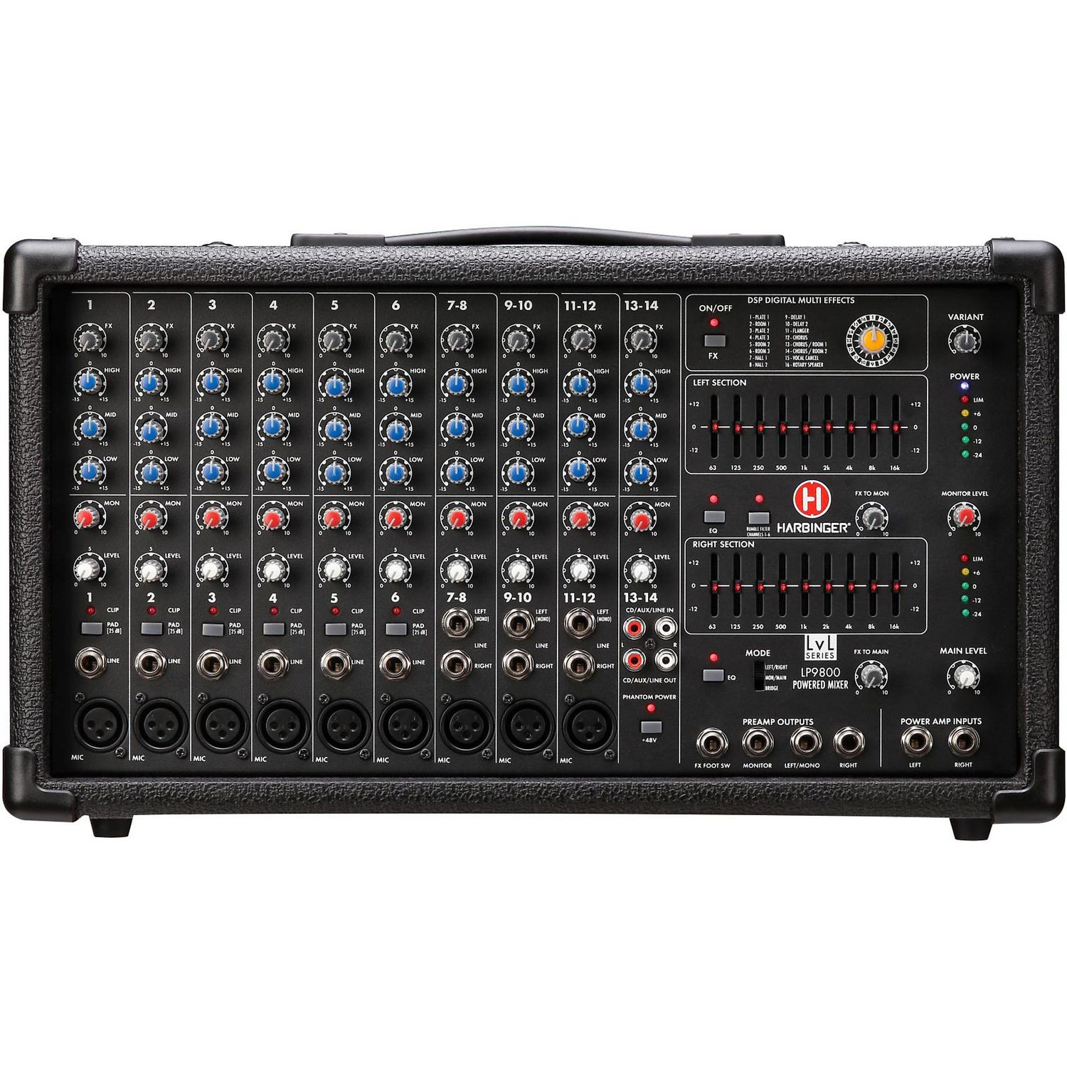 Harbinger LP9800 Powered Mixer