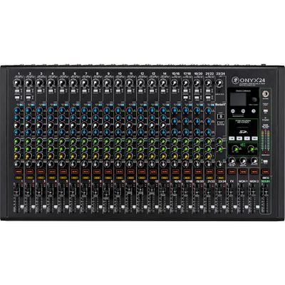 Mackie Onyx24 24-Channel Premium Analog Mixer With Multi-Track USB And Bluetooth