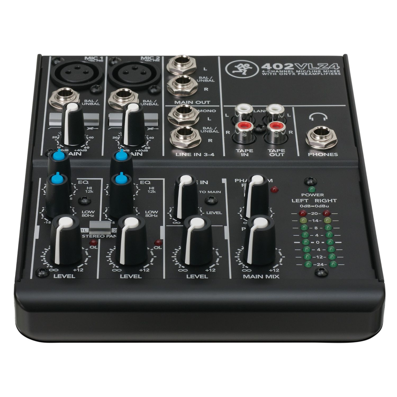 Mackie VLZ4 Series 402VLZ4 4-Channel Ultra Compact Mixer Mackie VLZ4 Series 402VLZ4 4-Channel Ultra Compact Mixer