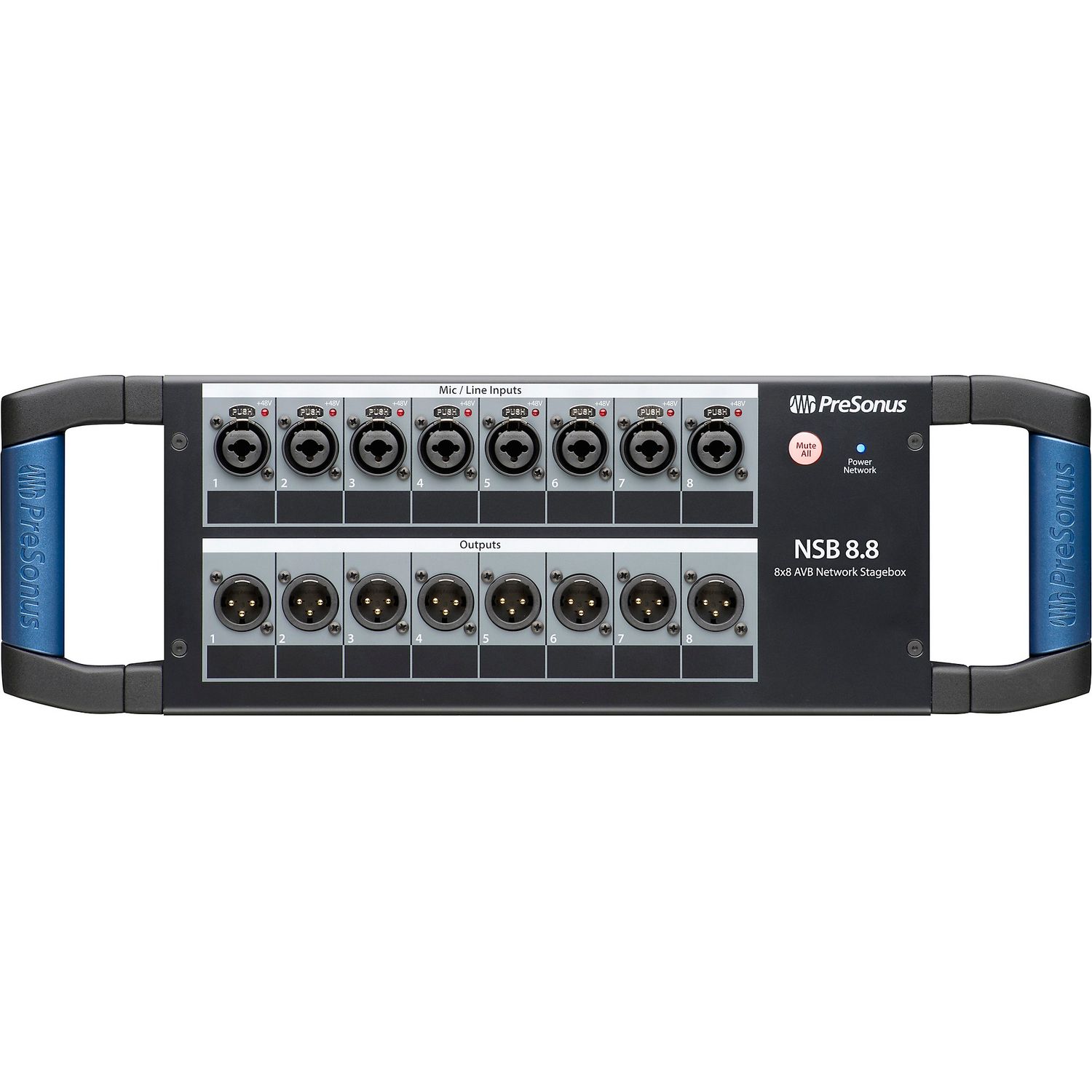 PreSonus NSB 8.8 AVB Networked Stage Box 328 ft. Black