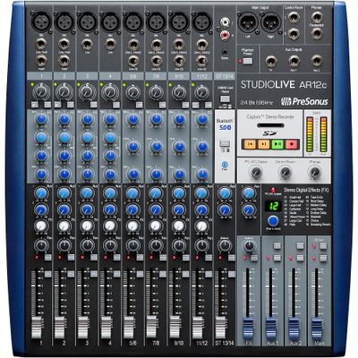 PreSonus StudioLive AR12c 12-Channel Hybrid Digital/Analog Performance Mixer PreSonus StudioLive AR12c 12-Channel Hybrid Digital/Analog Performance Mixer