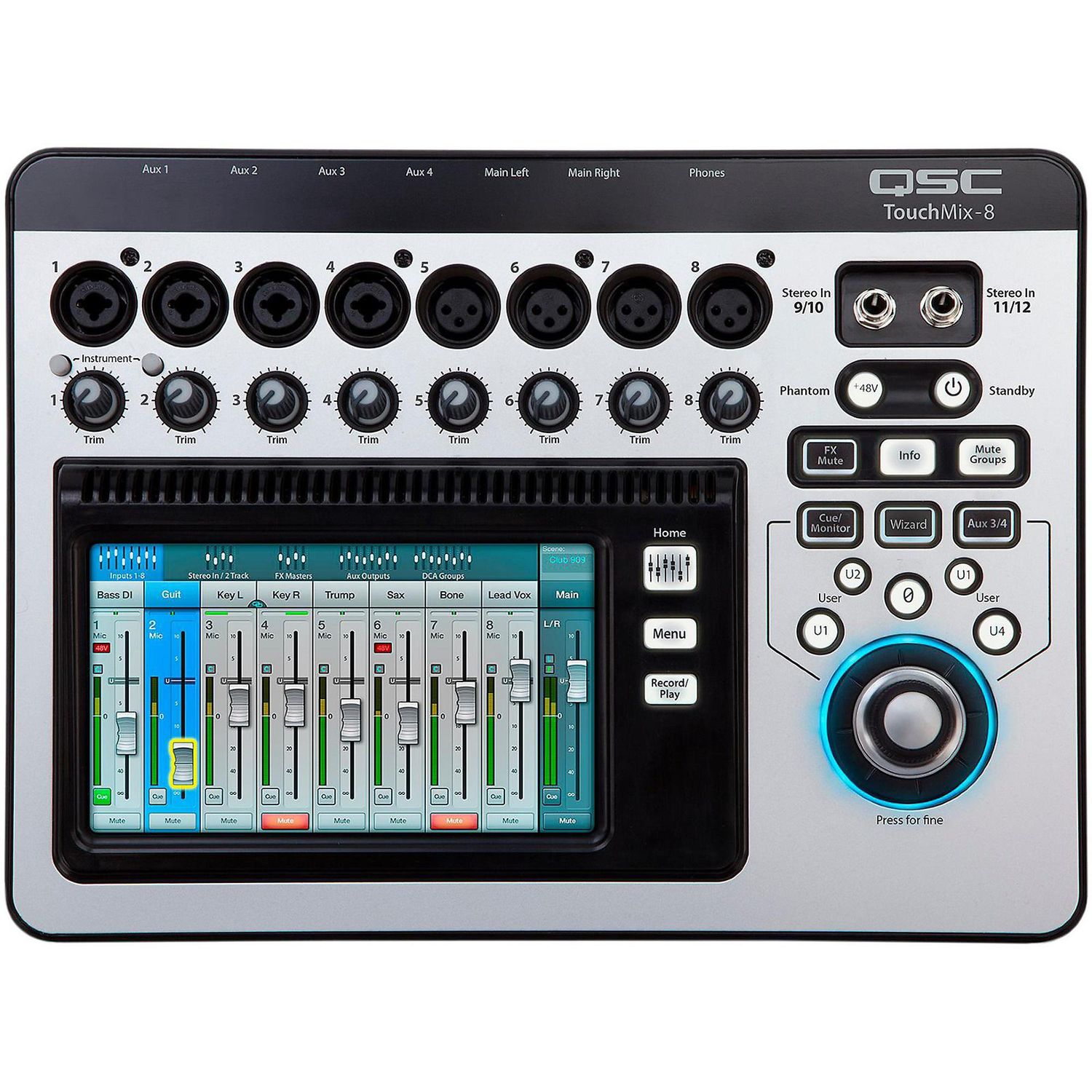 QSC TouchMix-8 8-Channel Compact Digital Mixer
