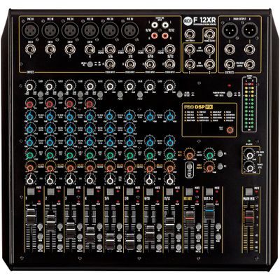 RCF F12-XR 12 Channel Mixer w/ FX and Recording RCF F12-XR 12 Channel Mixer w/ FX and Recording