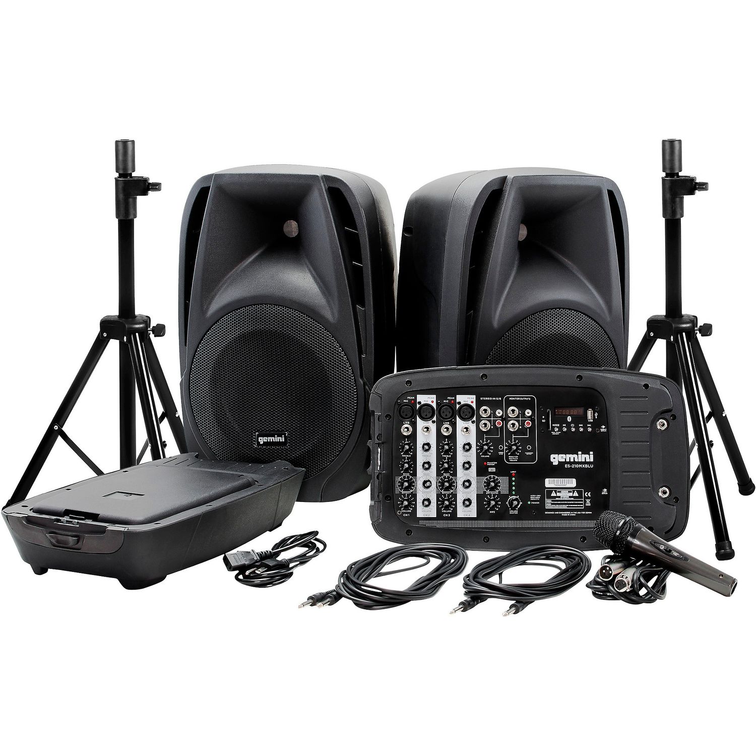Gemini ES-210MXBLU-ST Portable PA System Gemini ES-210MXBLU-ST Portable PA System