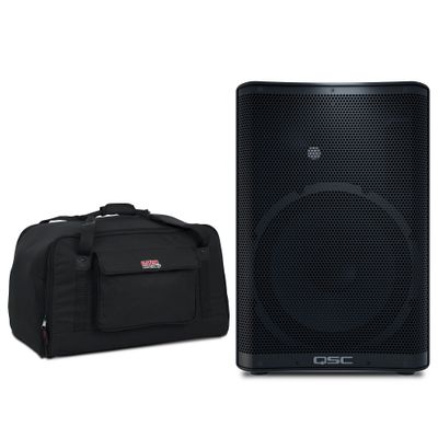 QSC CP12 1,000W 12-inch Compact Powered Speaker With Tote