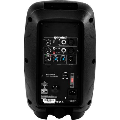 Gemini AS-2108P 8-inch 500W Powered Loudspeaker