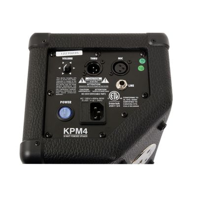 Kustom PA KPM4 50W 4-inch 2-Way Compact Powered Monitor