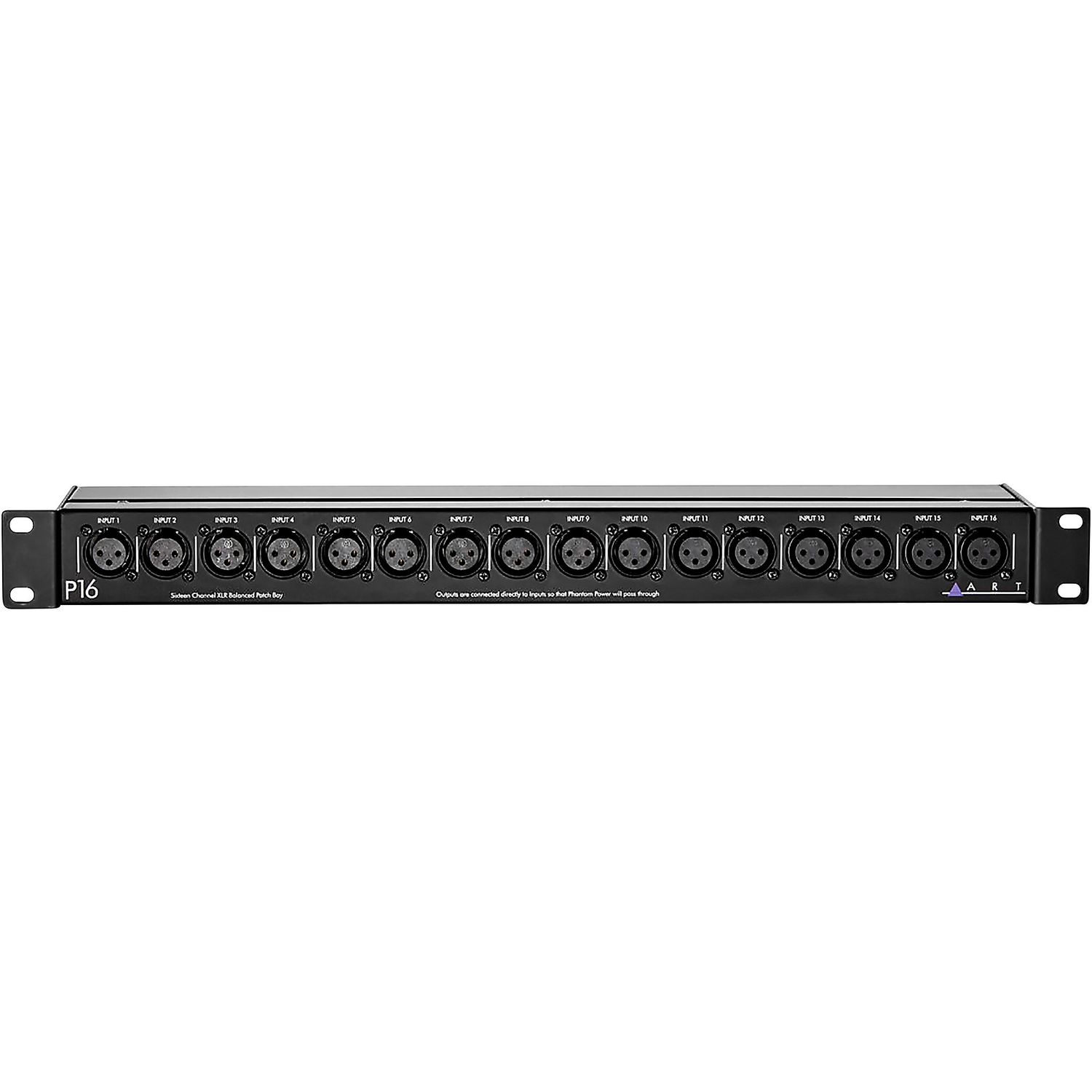 Art P16 16-Channel XLR Balanced Patch Bay Art P16 16-Channel XLR Balanced Patch Bay