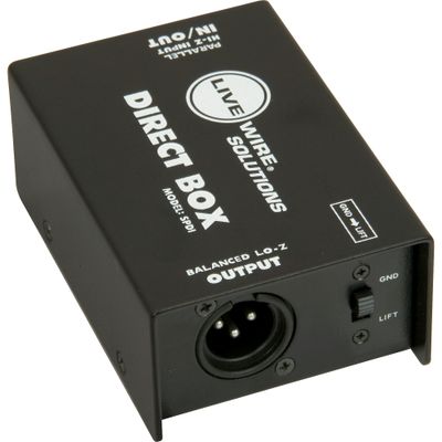 Live Wire SPDI Passive Direct Box With Attenuation Pad