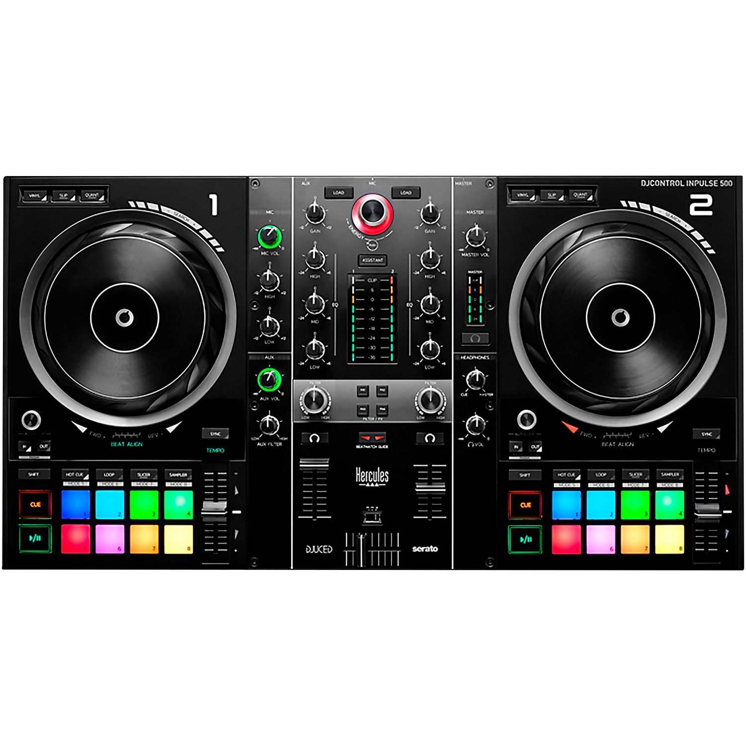 Hercules DJ DJControl Inpulse 500 2-Channel DJ Controller