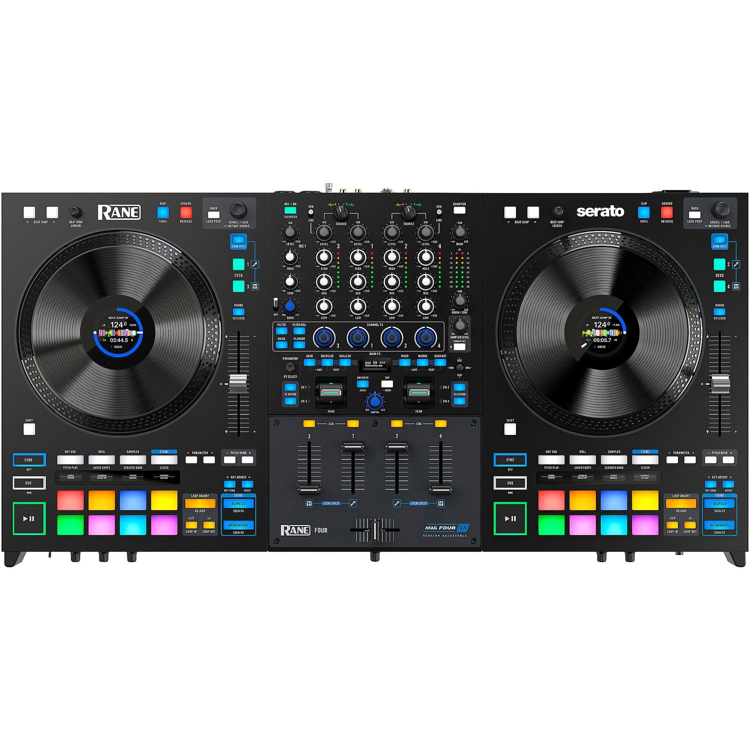 Rane FOUR Advanced Four-Channel Stems DJ Controller Black Rane FOUR Advanced Four-Channel Stems DJ Controller Black