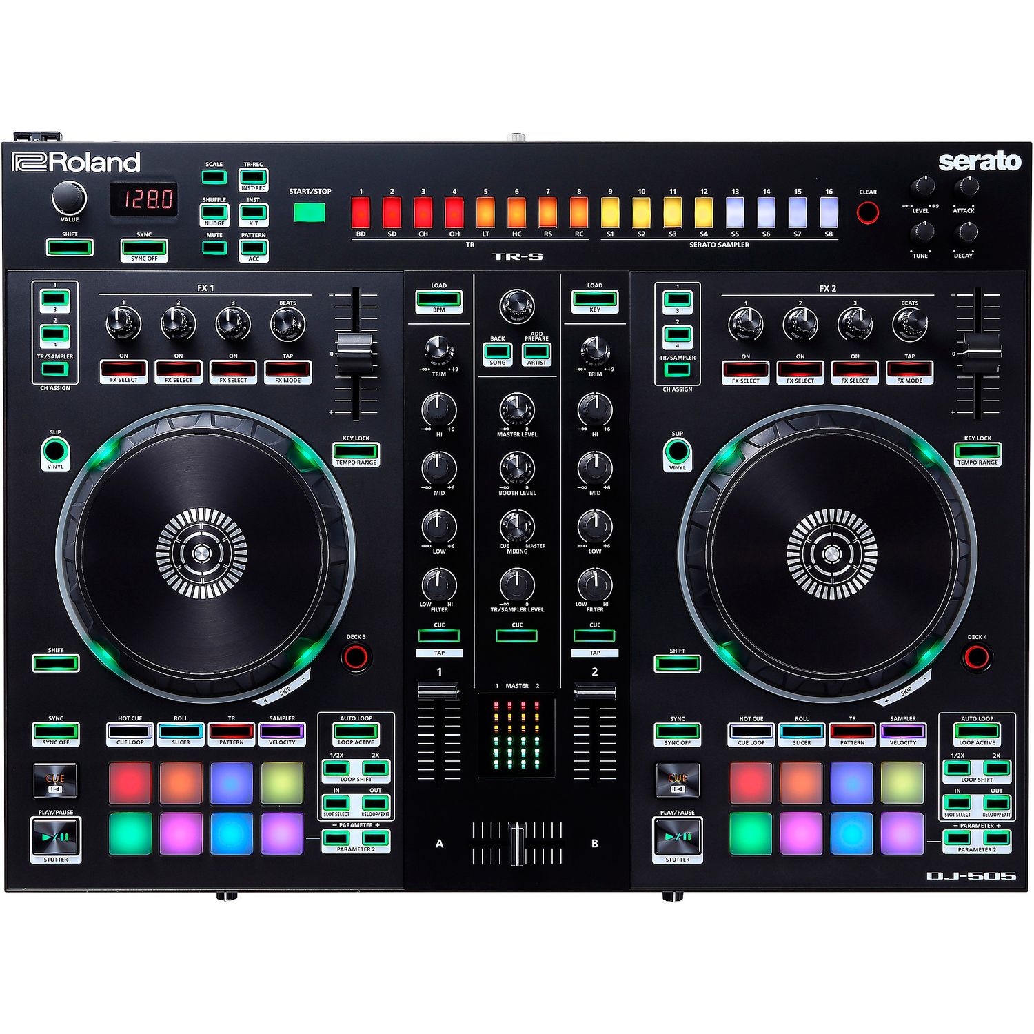 Roland DJ-505 DJ Serato DJ Controller