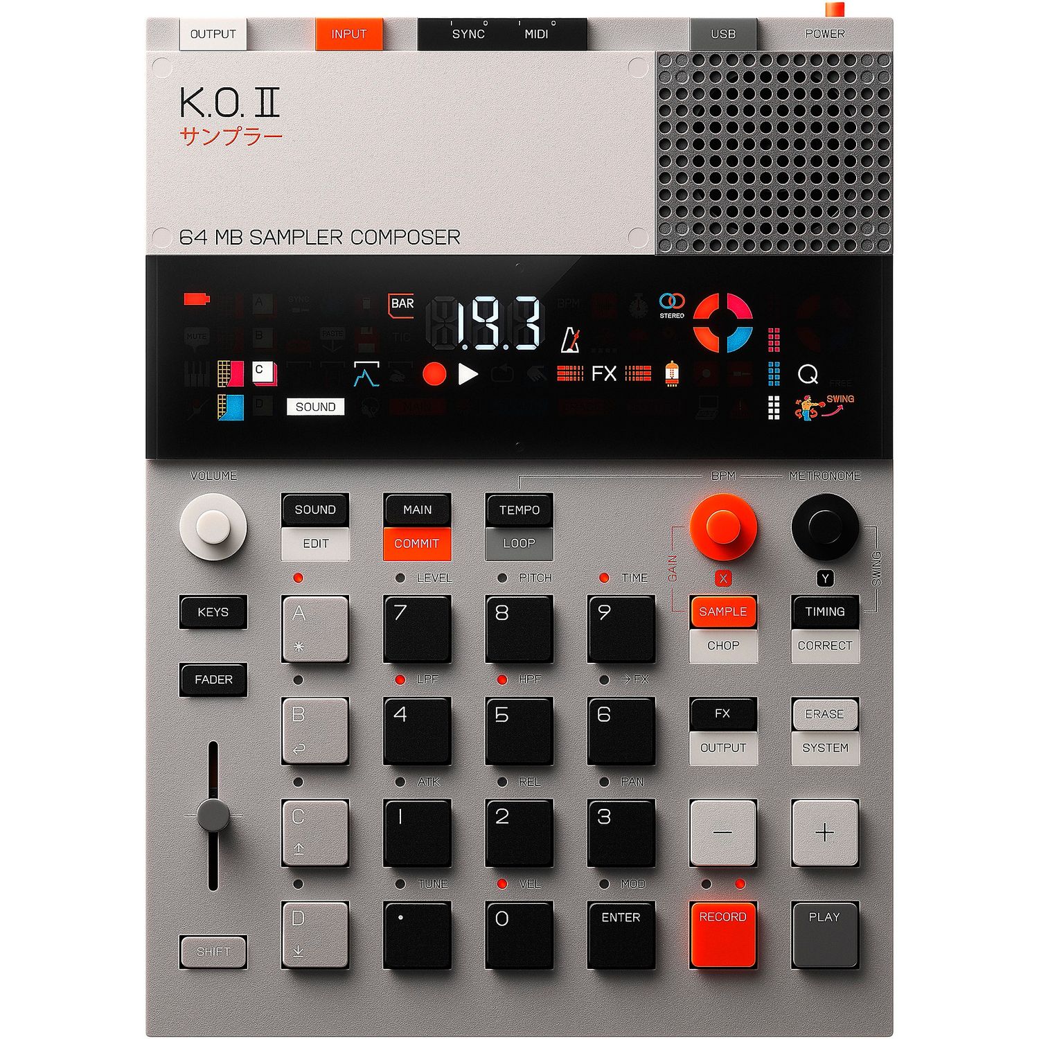 teenage engineering EP-133 K.O. II Sampler Composer