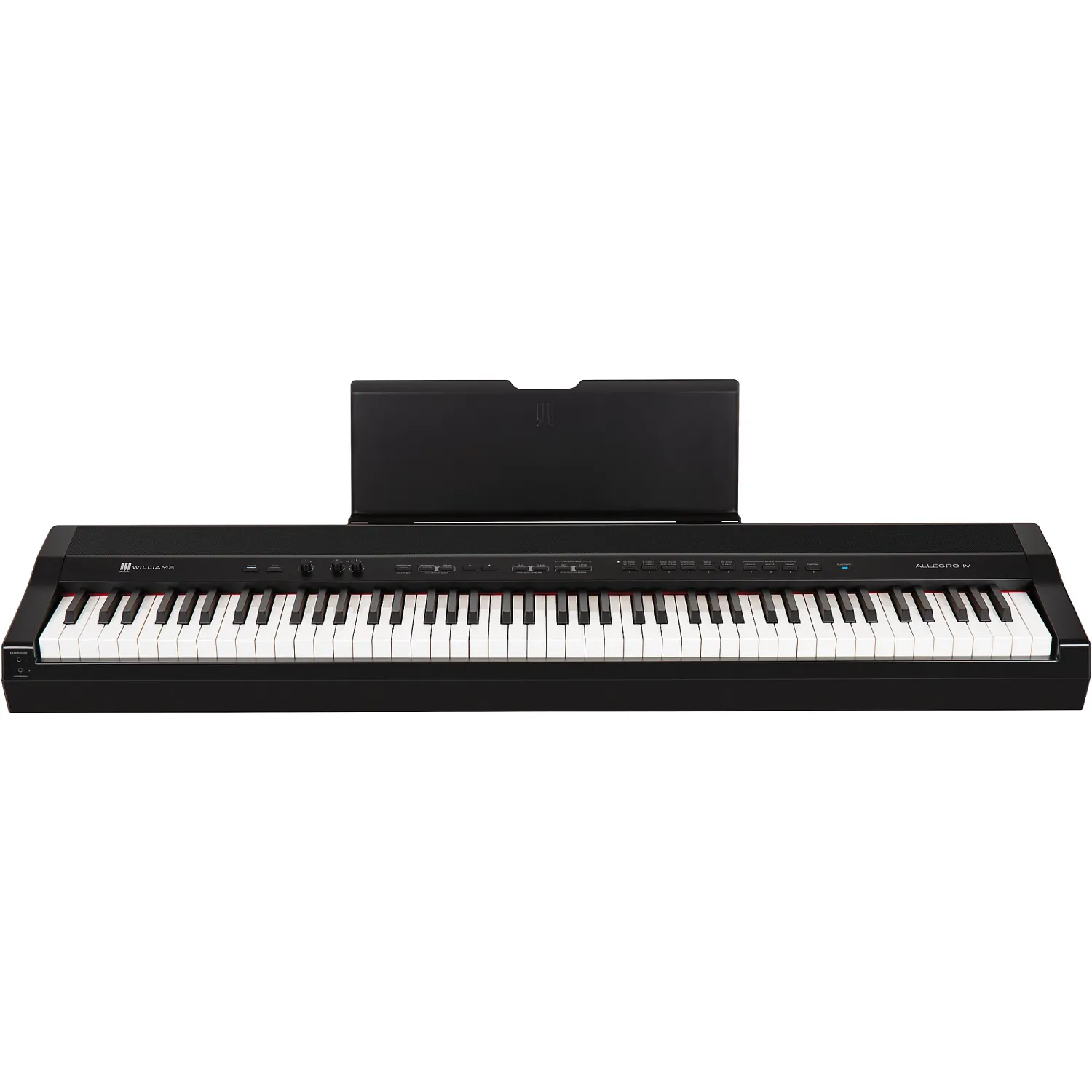 Williams Allegro IV 88-Key Digital Piano With Bluetooth and Sustain Pedal Black