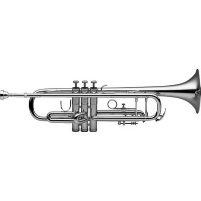 Levante LV-TR4201 Bb Intermediate Trumpet - Silver Plated Silver plated Levante LV-TR4201 Bb Intermediate Trumpet - Silver Plated Silver plated