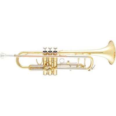 Bach BTR201 Student Series Bb Trumpet Lacquer Yellow Brass Bell Bach BTR201 Student Series Bb Trumpet Lacquer Yellow Brass Bell