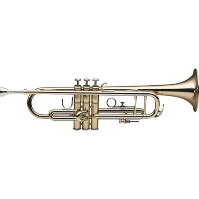 Levante LV-TR6305 Bb Professional Trumpet with Monel Valves - Gold Brass Clear Lacquer Gold Brass Bell Levante LV-TR6305 Bb Professional Trumpet with Monel Valves - Gold Brass Clear Lacquer Gold Brass Bell