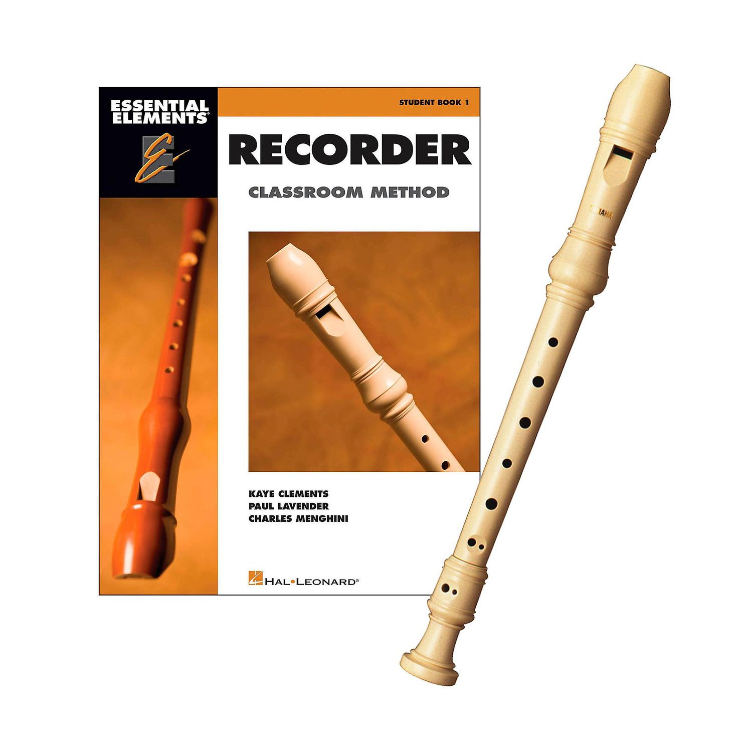 Yamaha YRS-24BY Soprano Recorder & Essential Elements Classroom Method Instructional Book Yamaha YRS-24BY Soprano Recorder & Essential Elements Classroom Method Instructional Book