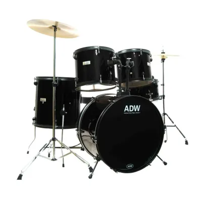 LW Essentials® Premium 5-Piece Complete Drum Set with Hardware LW Essentials® Premium 5-Piece Complete Drum Set with Hardware