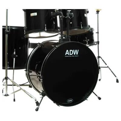 LW Essentials® Premium 5-Piece Complete Drum Set with Hardware