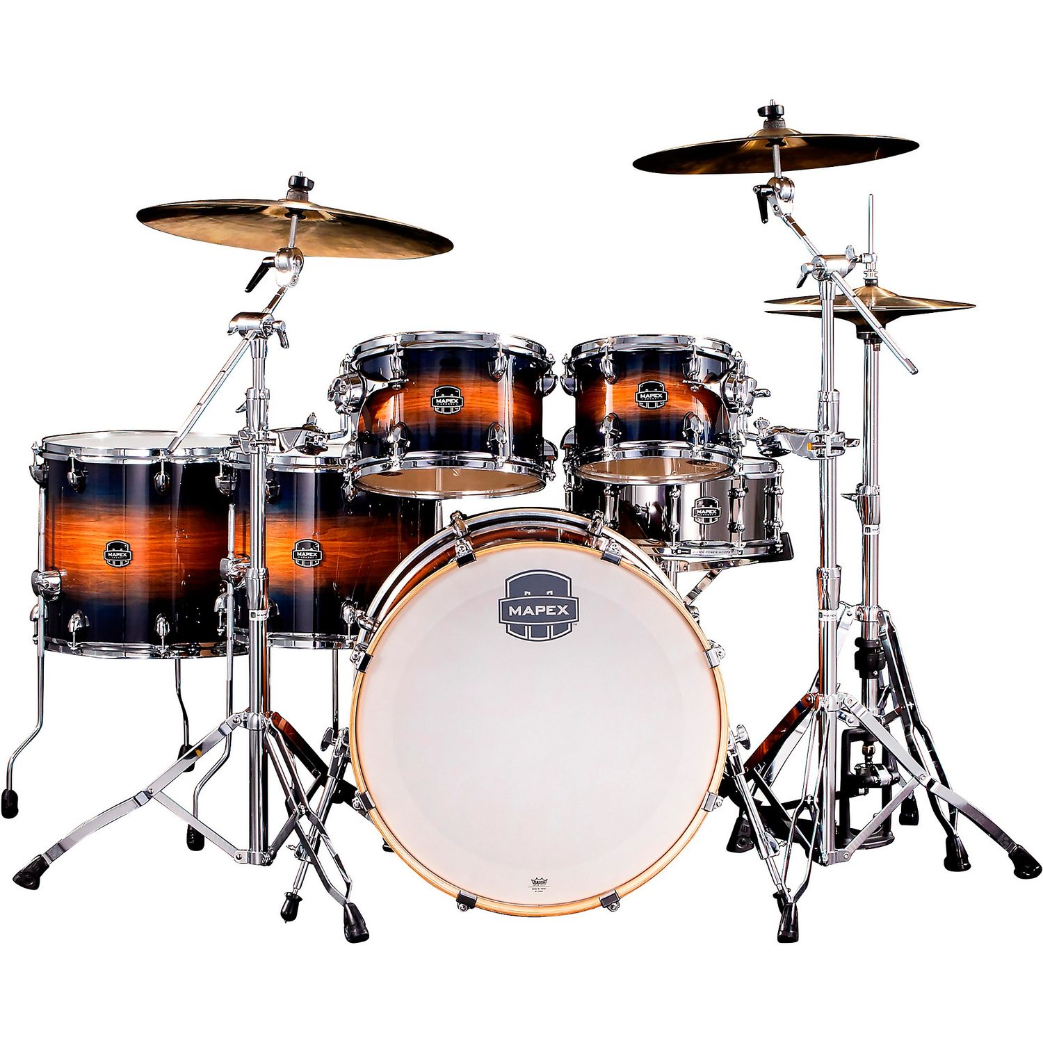 Mapex LT628S Armory Series 6-Piece Studioease Shell Pack Fast Toms With 22-inch Bass Drum