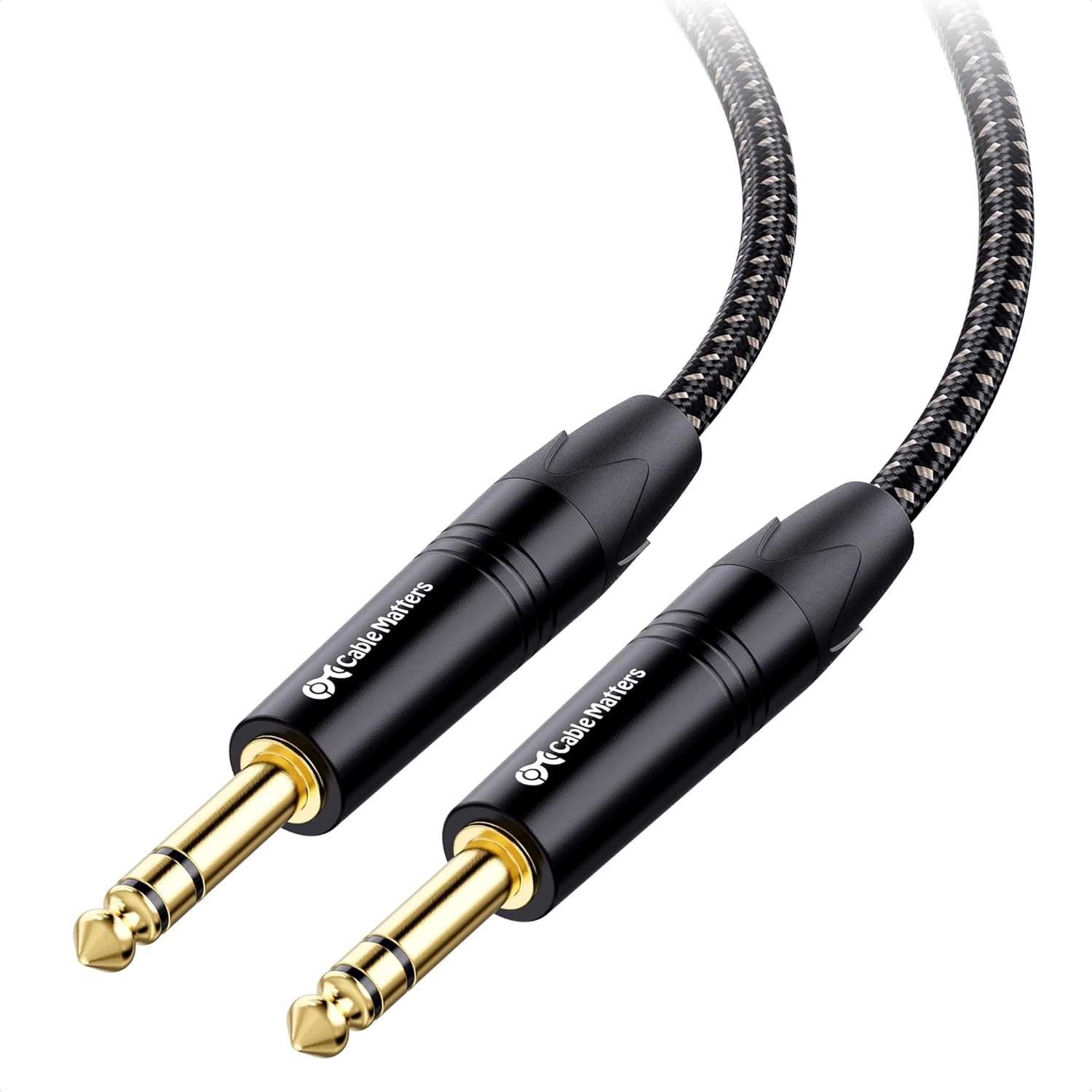 LW Essentials® Basic 1/4 in. Standard/Braided TRS Instrument Cable LW Essentials® Basic 1/4 in. Standard/Braided TRS Instrument Cable