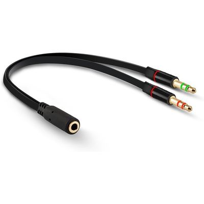 LW Essentials® Basic 3.5mm Combo Audio Adapter Splitter Cable LW Essentials® Basic 3.5mm Combo Audio Adapter Splitter Cable