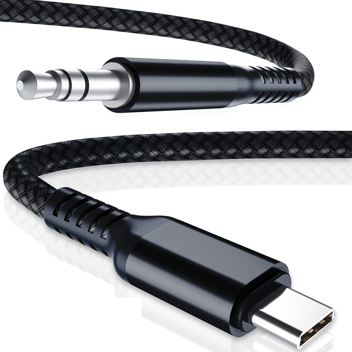 LW Essentials® Basic 3.5mm Male to USB C Audio Adapter Cable