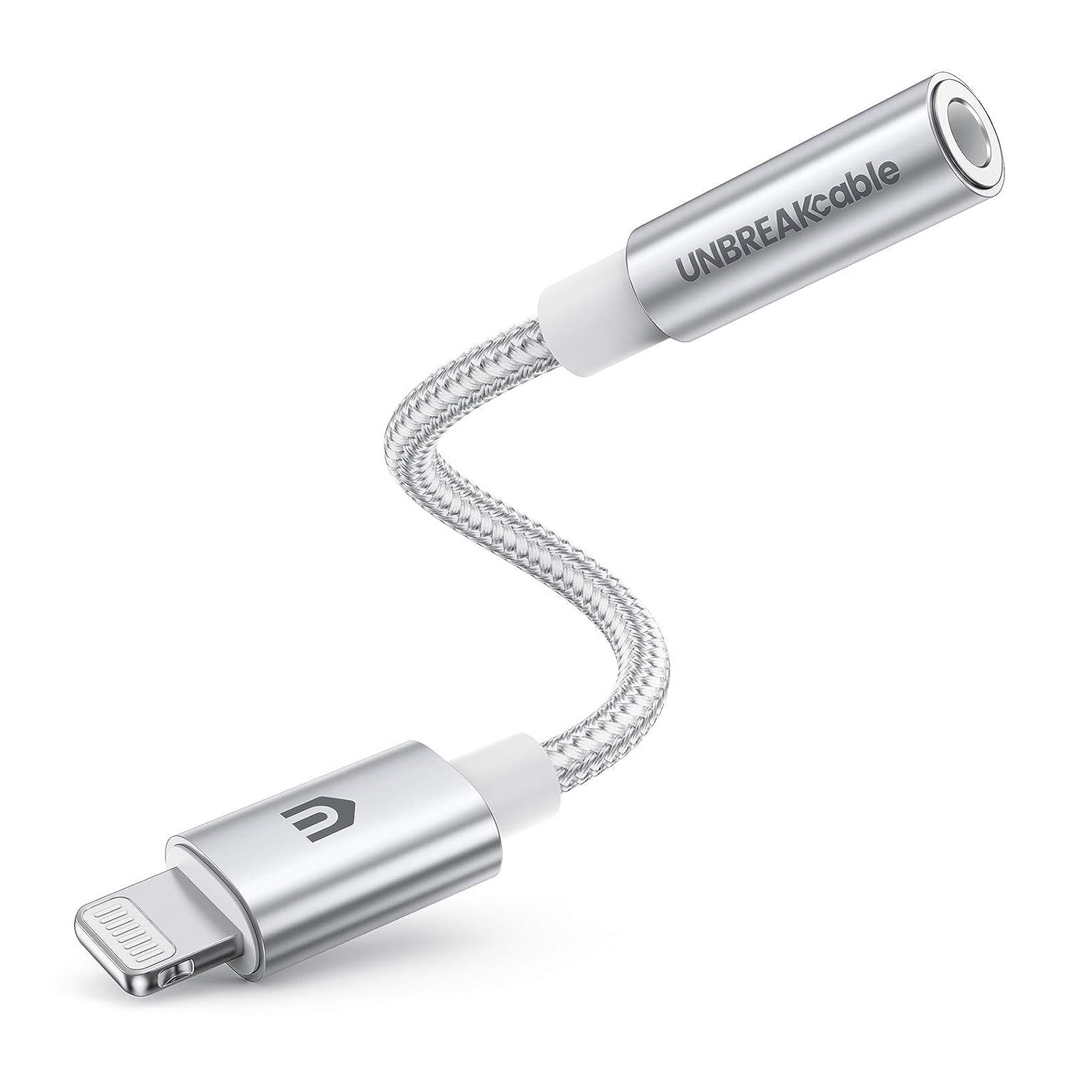 LW Essentials® Basic 3.5mm Female to Lightning Audio Adapter Cable