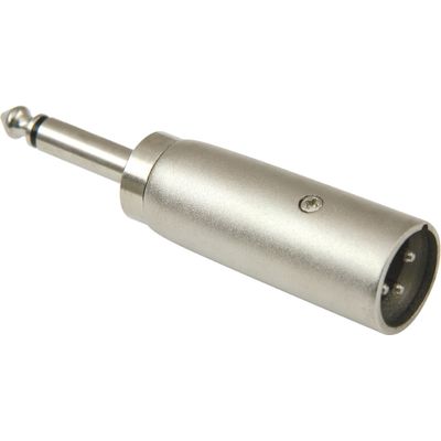LW Essentials® Basic XLR Male to 1/4 in. Male TS Mono Adapter LW Essentials® Basic XLR Male to 1/4 in. Male TS Mono Adapter