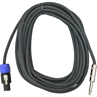 LW Essentials® Basic Speakon to 1/4 in. Male 12-Gauge Speaker Cable