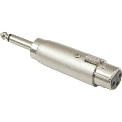 LW Essentials® Basic XLR Female to 1/4 in. Male TS Mono Adapter LW Essentials® Basic XLR Female to 1/4 in. Male TS Mono Adapter