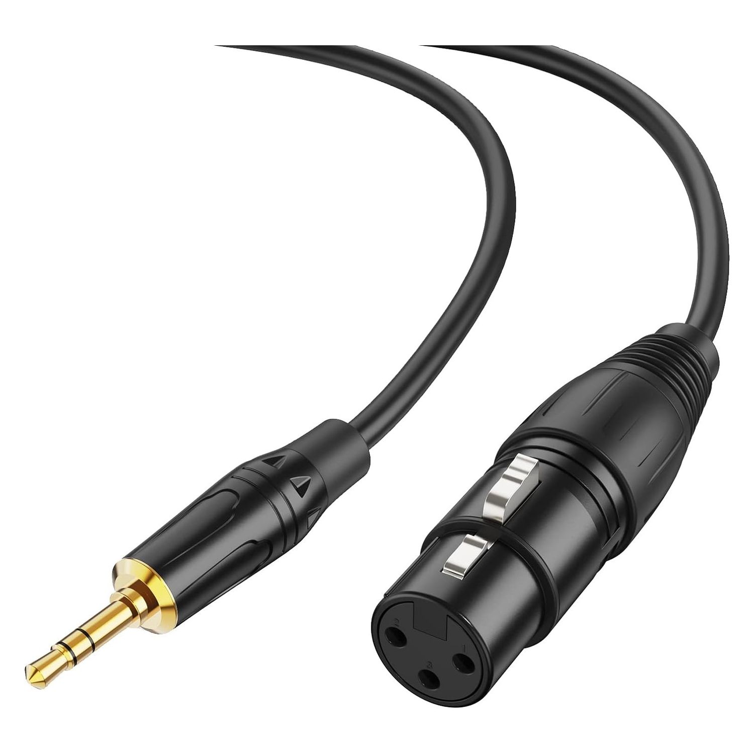 LW Essentials® Basic XLR Female to 3.5mm Male TRS Stereo Cable