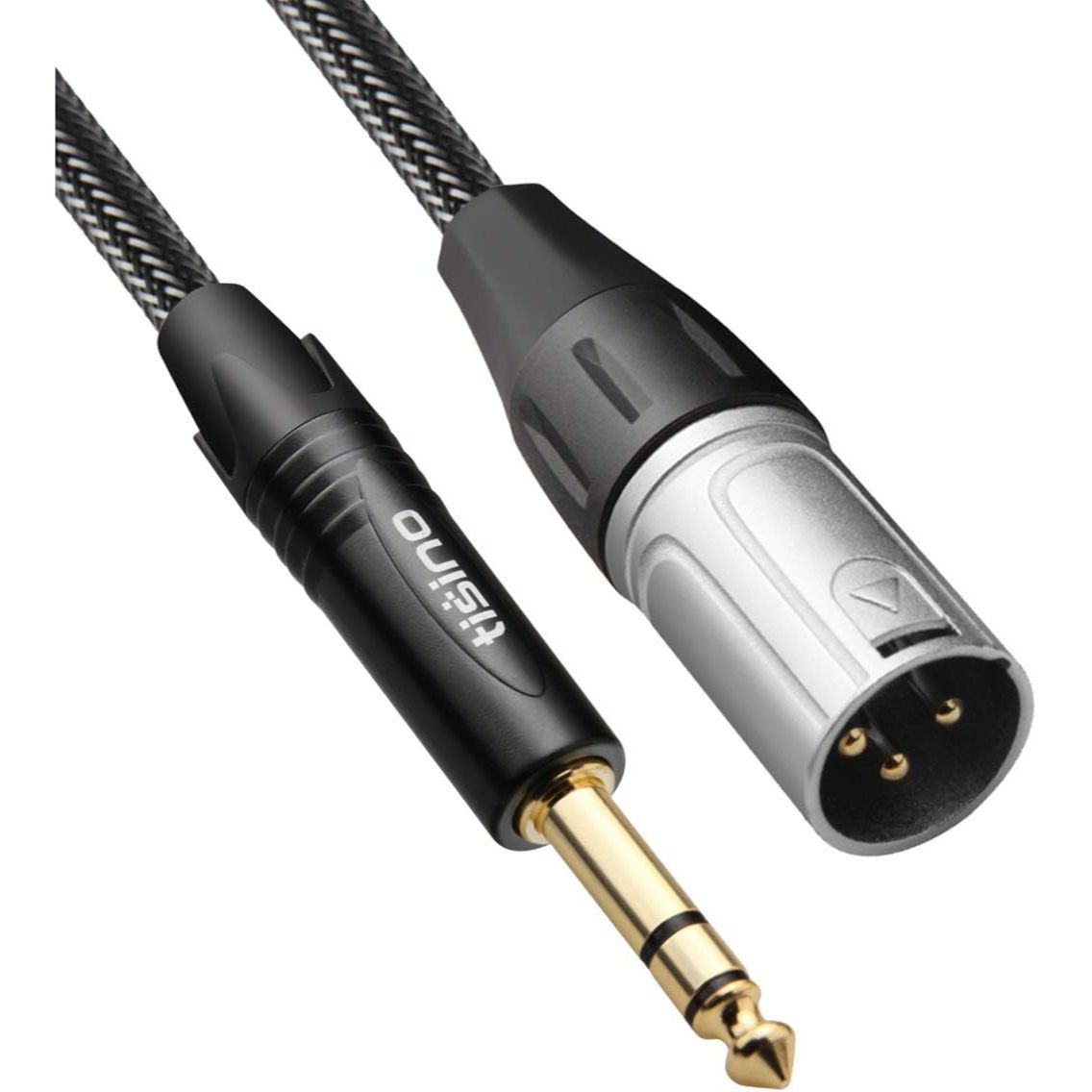 LW Essentials® Basic XLR Male to 1/4 in. Male TRS Stereo Cable