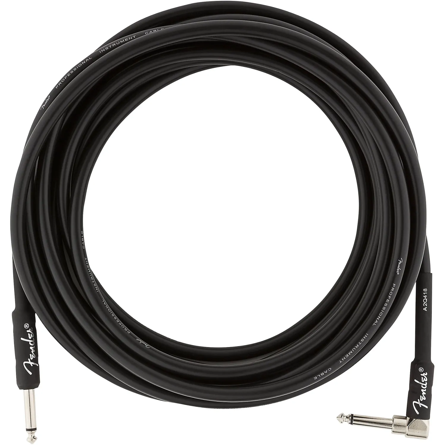 Prestige Picks® 1/4 in. Standard TS Mono Instrument Cable (Straight + Right-Angle) - Black Prestige Picks® 1/4 in. Standard TS Mono Instrument Cable (Straight + Right-Angle) - Black