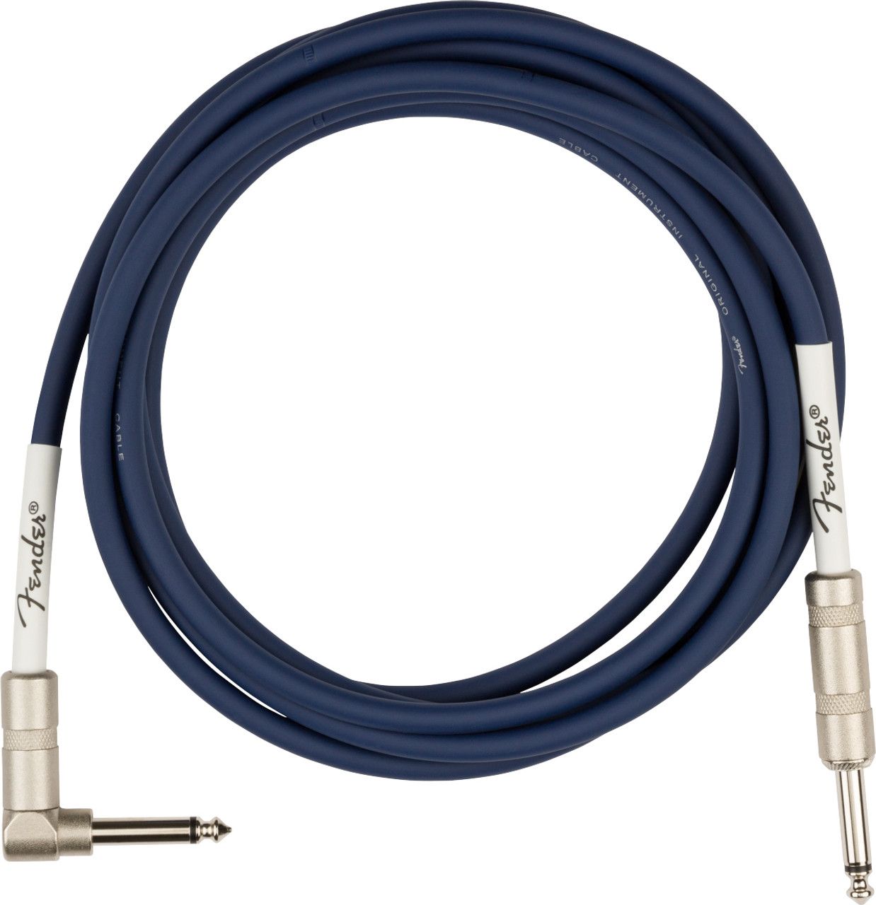 Prestige Picks® 1/4 in. Standard TS Mono Instrument Cable (Straight + Right-Angle) - Blue