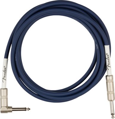 Prestige Picks® 1/4 in. Standard TS Mono Instrument Cable (Straight + Right-Angle) - Blue Prestige Picks® 1/4 in. Standard TS Mono Instrument Cable (Straight + Right-Angle) - Blue