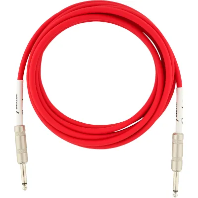 Prestige Picks® 1/4 in. Standard TS Mono Instrument Cable - Red Prestige Picks® 1/4 in. Standard TS Mono Instrument Cable - Red