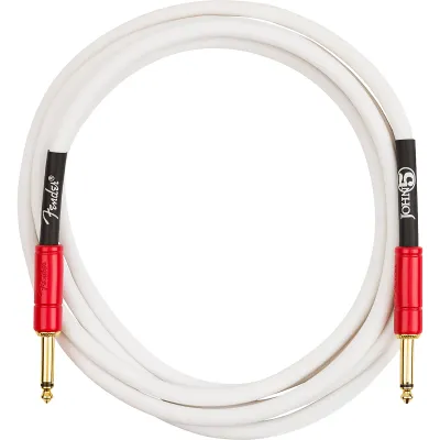 Prestige Picks® 1/4 in. Standard TS Mono Instrument Cable - White Prestige Picks® 1/4 in. Standard TS Mono Instrument Cable - White