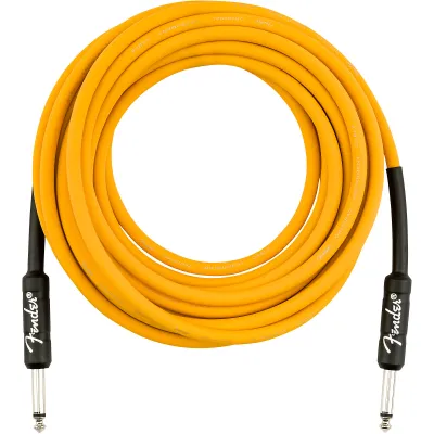 Prestige Picks® 1/4 in. Standard TS Mono Instrument Cable - Yellow Prestige Picks® 1/4 in. Standard TS Mono Instrument Cable - Yellow